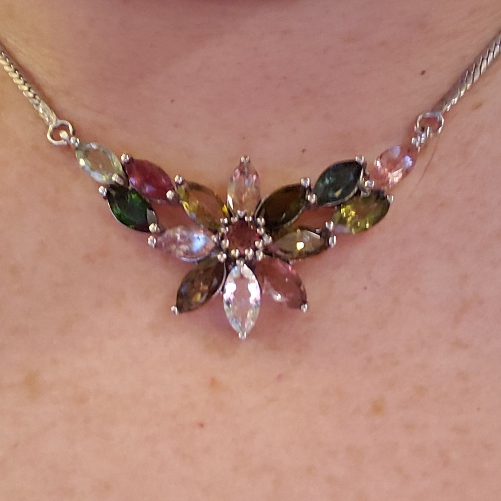 Multicolored Tourmaline necklace